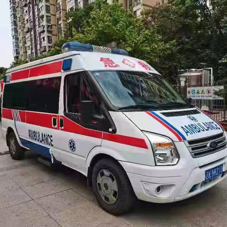 井陉长途救护车护送病人返乡